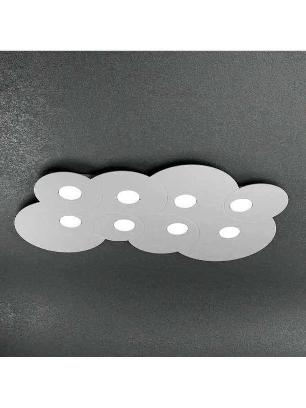 Plafoniera moderna 8 luci design tpl 0209 Promozione Esclusiva