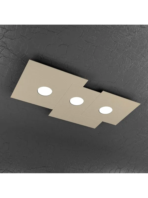 Novità Plafoniera moderna 3 luci design tpl 0247