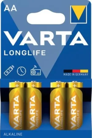 Acquista Ora Batterie AA VARTA Longlife Alcaline set4 - 04106101414