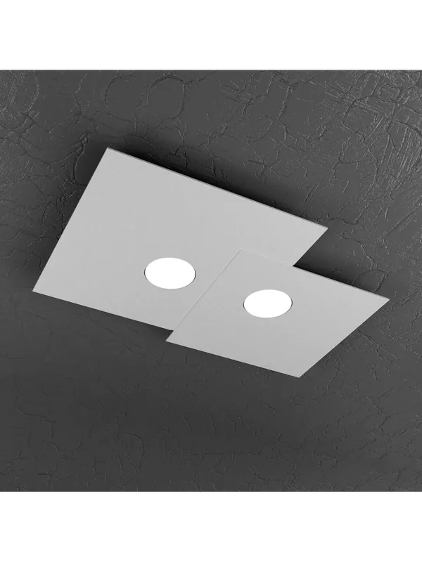 Super Prezzo Plafoniera moderna 2 luci design tpl 0249