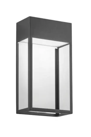 Applique da esterni LED Edo, grigio scuro, metallo, 30 cm, IP65 A Buon Prezzo