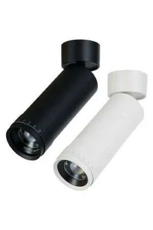 Ordina Subito Proiettore LED NERO 25W Luce Calda 3000K Ø74x185 FAI - BS25/BI/CA/NE