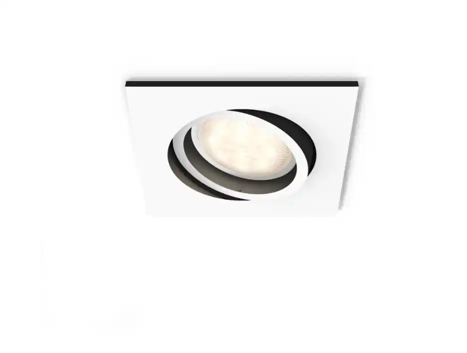 Consegna Rapida Faretto da incasso smart Philips connesso 9x9 cm 33860900 orientabile