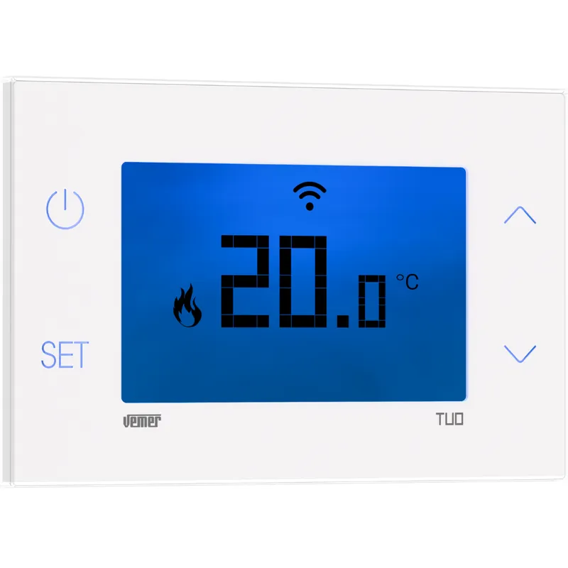 Prezzo Scontato Cronotermostato Elettronico Wi-Fi Parete VEMER TUO GO Bianco - VE801100