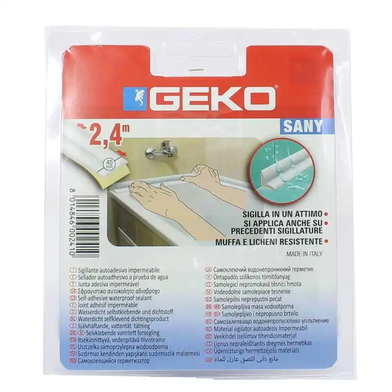 Miglior Prezzo Nastro Sigillante Autoadesivo BIANCO 4cm X 2,4m GEKO - D030705016