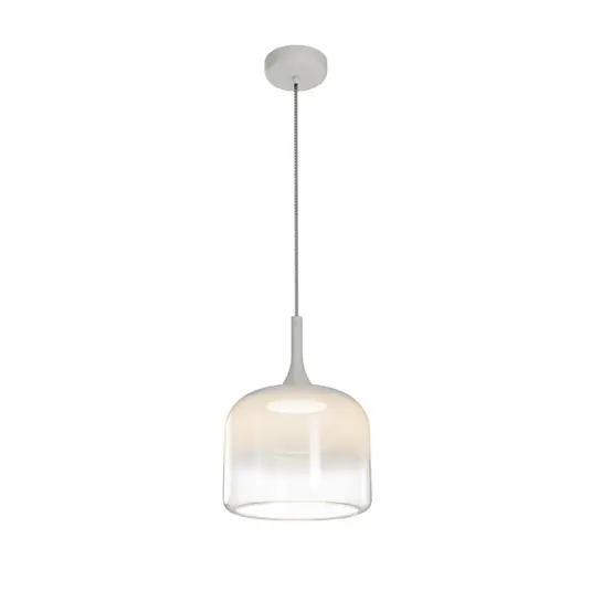Prezzo Ridotto Maytoni Lampada LED a sospensione Spirito, bianco, vetro/metallo, Ø 26 cm