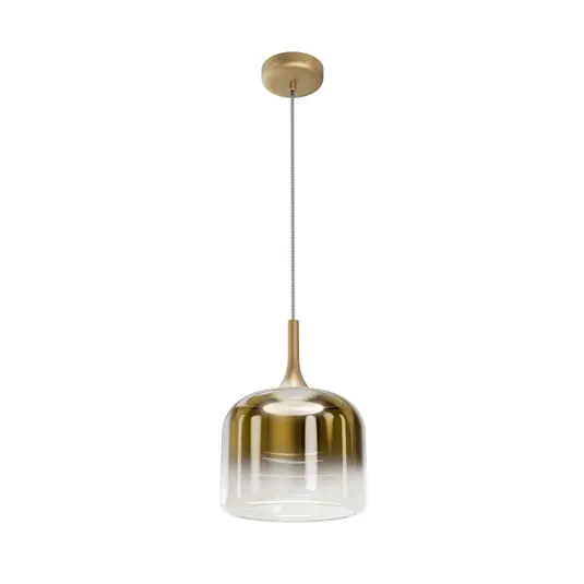 Maytoni Lampada LED a sospensione Spirito, oro, vetro/metallo, Ø 26 cm Pagamento Sicuro
