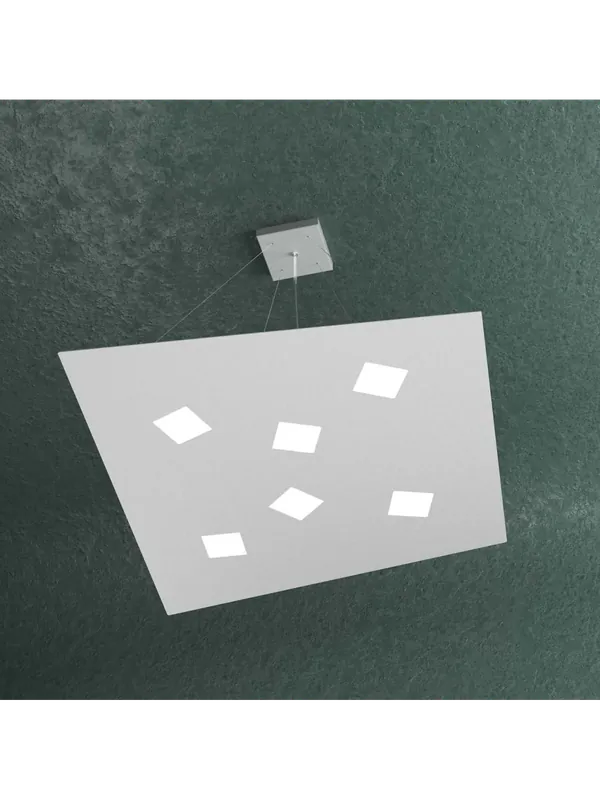 Lampadario moderno design 6 luci tpl 0340 Professionale