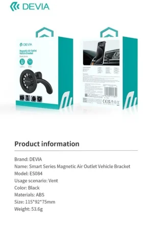 Affare Supporto Smartphone Magnetico (MagSafe) Per Auto Su Bocchetta D‘aria - DESMA851B