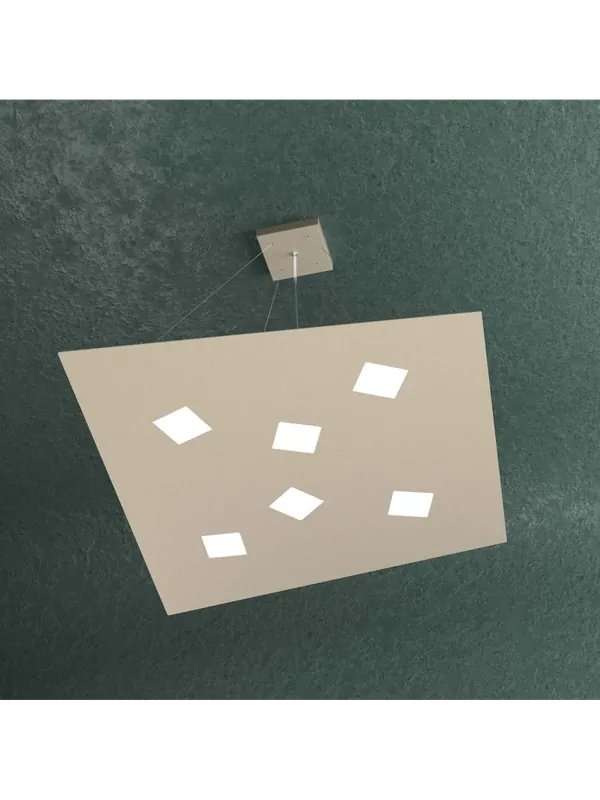 Lampadario moderno design 6 luci tpl 0338 Professionale