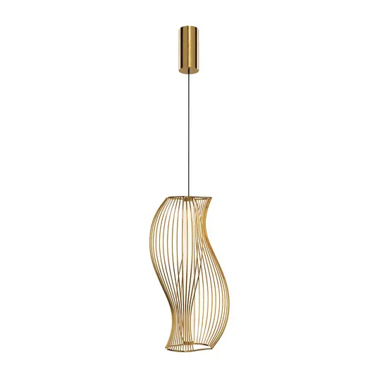 Maytoni Lampada LED a sospensione Shadows of the past, ottone Professionale
