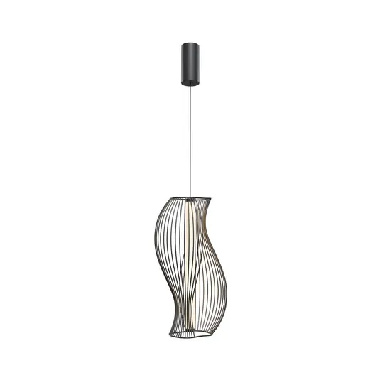 Maytoni lampada LED a sospensione Shadows of the past, nero Prezzo Basso