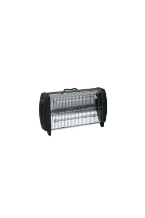 Professionale Stufa elettrica 2 elementi quarzo S302 struttura metallo riscaldamento