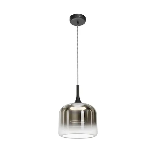 Maytoni Lampada LED a sospensione Spirito, grigio fumo, vetro, Ø 26 cm Promozione