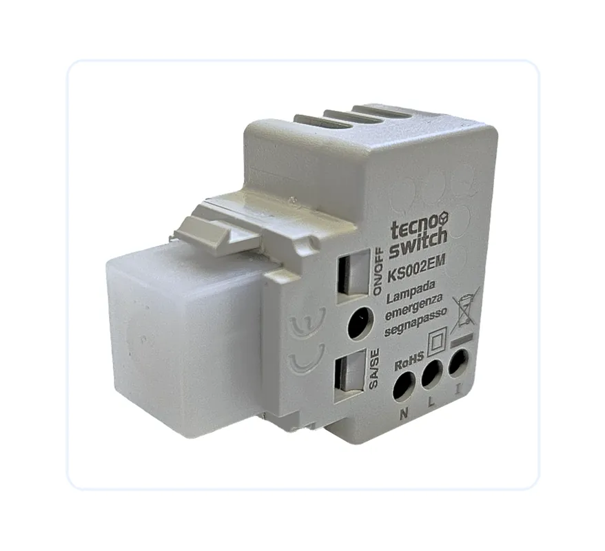 Novità Lampada emergenza segnapasso LED 44x35x21 Tecn Switch KS002EM