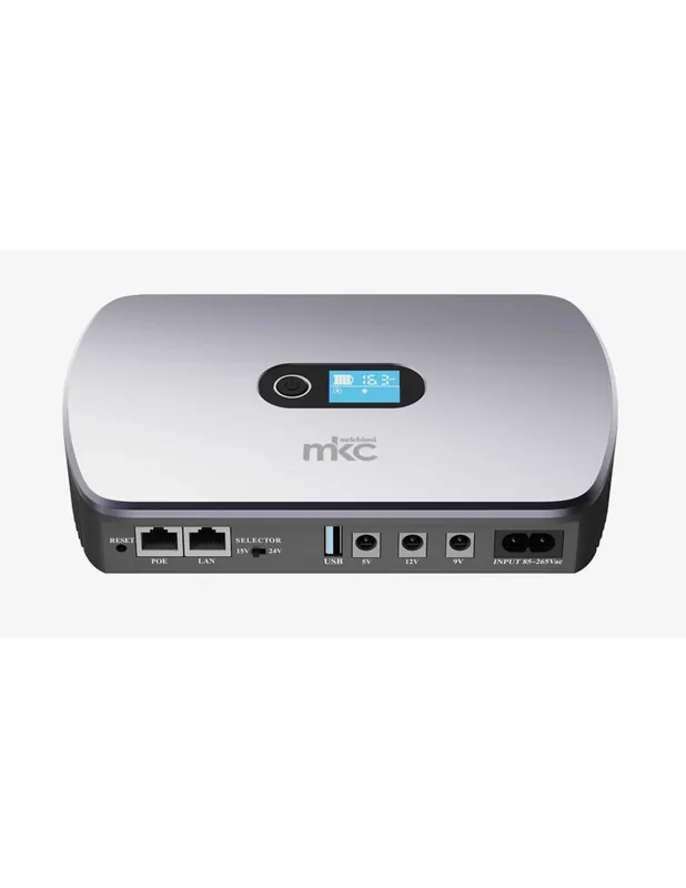 Mini UPS MK-8800 con display LED integrato, uscita multipla 5V/9V/12V e porta POE 24V Miglior Prezzo