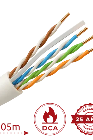 Cavo UTP Cat6 305m Visiotech - UTP6-305-H-DCA/B305 Professionale