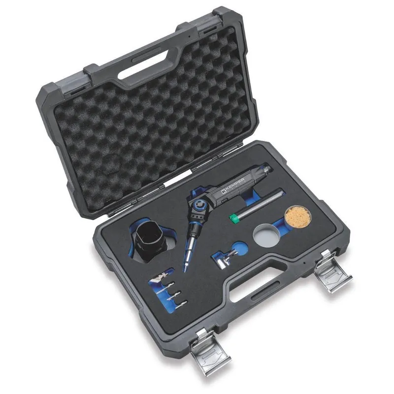 Kit Microsaldatore Professionale a Gas Ricaricabile KEMPER - 12200KIT Offerta Lampo
