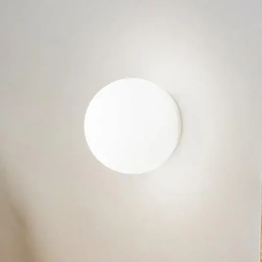 Applique Ideal Lux Mapa, Ø 30 cm, E27, bianco, vetro, sfera Affare