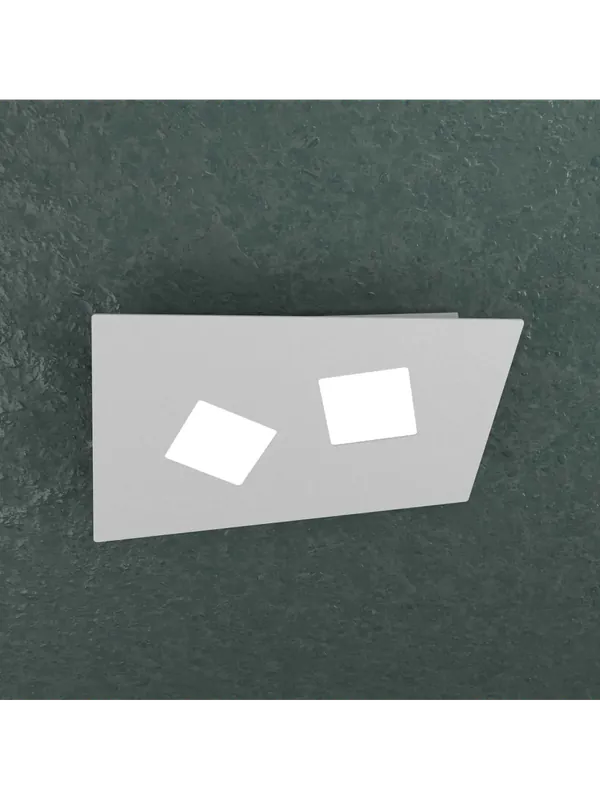 Plafoniera moderna design 2 luci tpl 0369 Solo Oggi