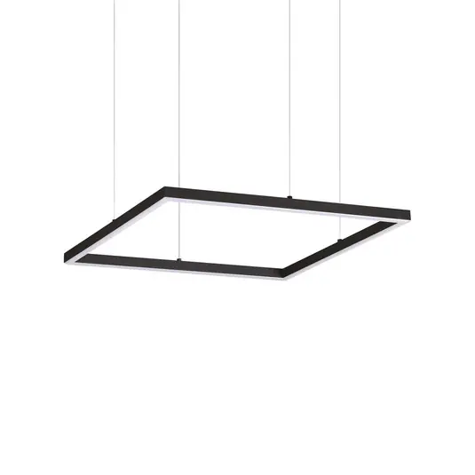 Ideal Lux Lampada a sospensione a LED Oracle Slim 50 x 50 cm nero 3.000 K Più Venduto