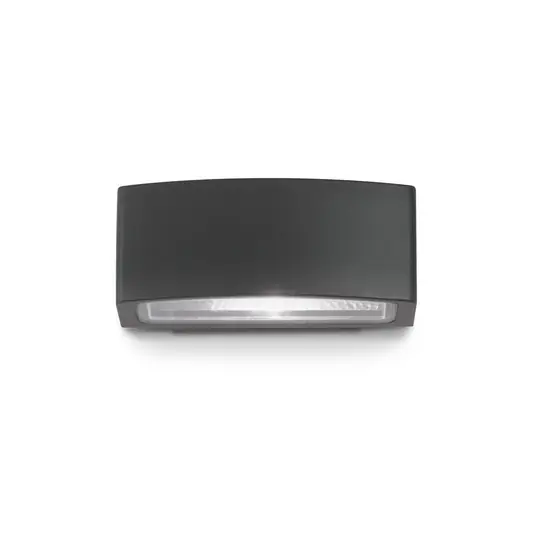 Direttamente Dal Produttore Ideal Lux applique da esterno Andromeda nera, larghezza 22 cm alluminio