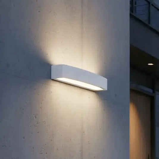 Ideal Lux applique da esterno Andromeda, bianco, larghezza 45 cm, E27 Spedizione Espresso