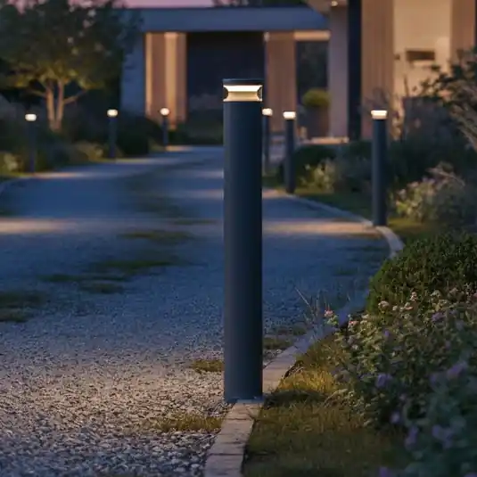 Lampione a LED Ideal Lux Boeing, altezza 100 cm, antracite Offerta Lampo
