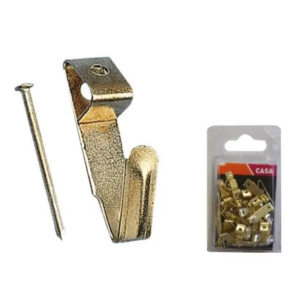 Popolare Ganci per quadro ottone 25 pezzi BRIXO - 548035