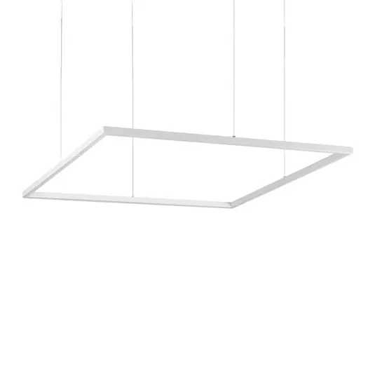 Solo Oggi Lampada LED a sospensione Ideal Lux Oracle Slim 90 x 90 cm bianco 3.000 K