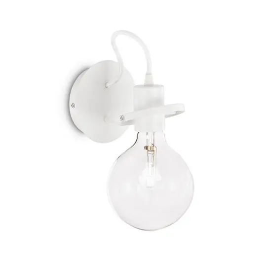 Novità Ideal Lux Applique Radio, bianco, metallo, E27