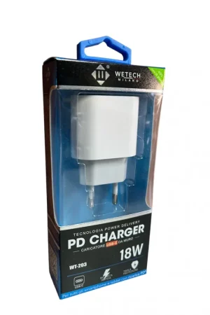 Promozione PowerCharge 18W Il caricatore USB-C da muro per ricariche rapide con triple