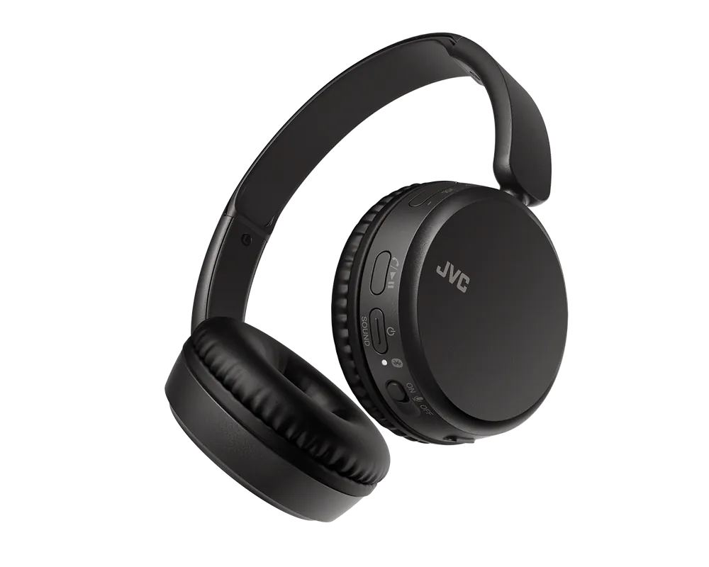 Cuffie Bluetooth Pieghevoli JVC Deep Bass Nero - HAS36WBU Professionale
