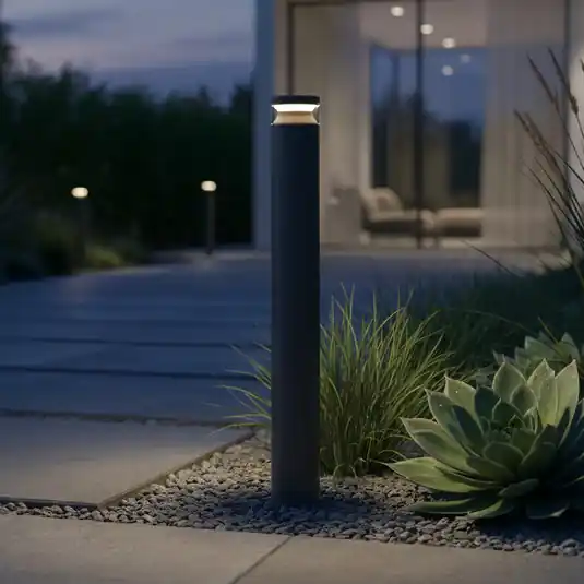 Lampione a LED Ideal Lux Boeing, altezza 100 cm, nero, IP65 Pagamento Sicuro