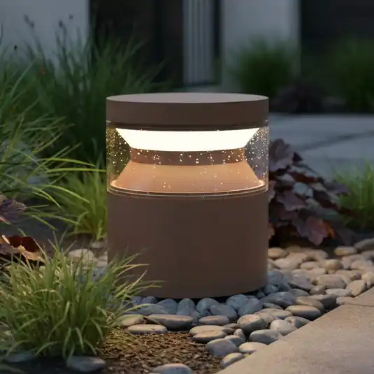 Lampioncino LED Ideal Lux Boeing, marrone caffè, altezza 15 cm Offerta Del Giorno