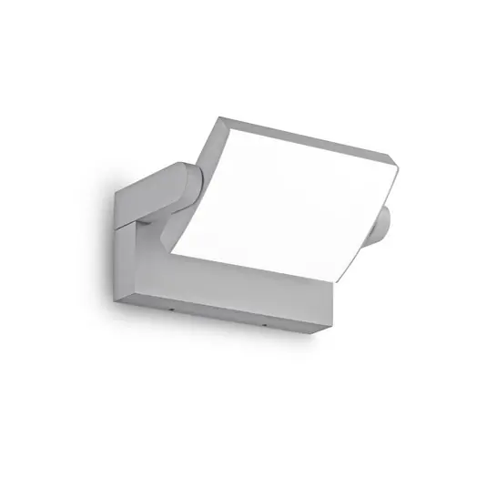 Applique da esterni LED Ideal Lux Swipe, grigio, IP54, 3.000 K Offerta Del Giorno