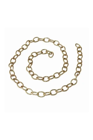1mt Catena liscia per lampadario 2,8mm oro Soddisfatti O Rimborsati