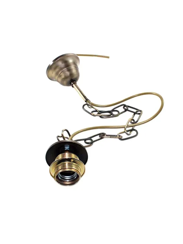 Catena in ottone brunito portalampade in metallo Offerta Del Giorno