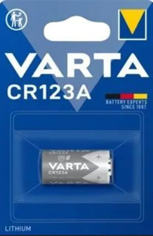 Batteria Litio CR123A Varta - 06205301401 Non Perdere