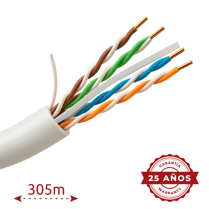 Soddisfatti O Rimborsati Cavo rete al metro Cat6A UUTP VISIOTECH UV-UTP6A-300-BC23AWG
