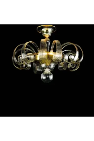 Saldi Plafoniera murano di venezia 3 luci 7404/pl