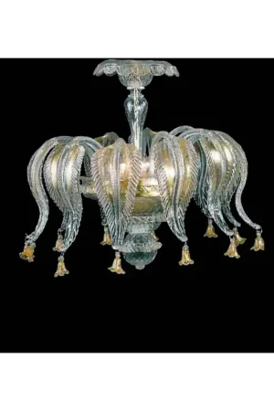 Pagamento Sicuro Plafoniera murano di venezia 3 luci 7396/pl