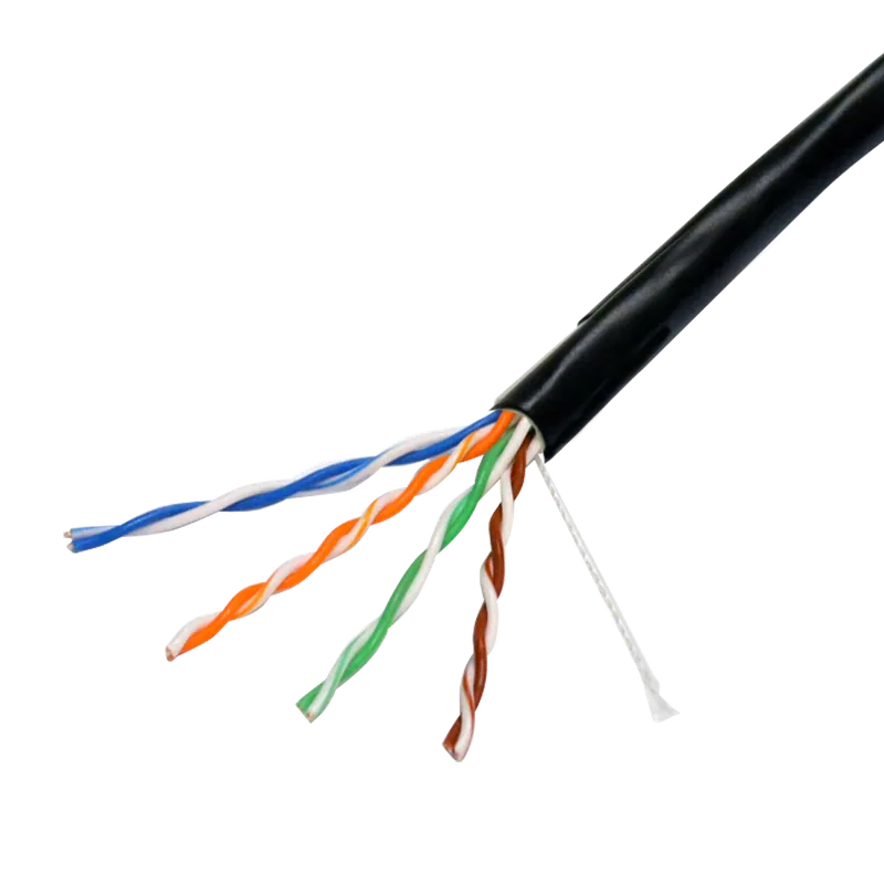 Consegna Rapida Cavo al metro UTP Cat6 esterno VISIOTECH UTP6-305-BC-OUT