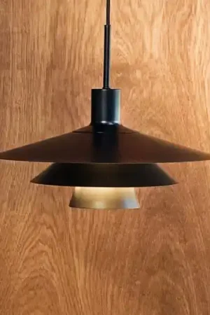 Ultima Occasione Lampada a sospensione Dyberg Larsen Kay, Ø 40 cm, nera, metallo