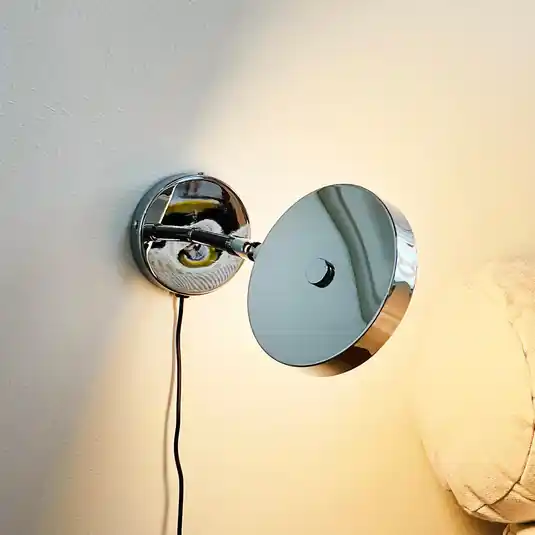 Dyberg Larsen Applique a LED Starlight, cromata Ø 14 cm, dimmerabile Direttamente Dal Produttore