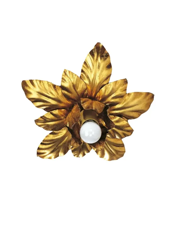 Plafoniera classica in ferro battuto oro 1 luce Esse 137/1P Compra Adesso