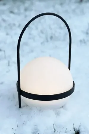 Super Prezzo Lampada LED solare Dyberg Larsen Summer, bianca/nera, altezza 26 cm