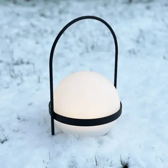 Super Prezzo Lampada LED solare Dyberg Larsen Summer, bianca/nera, altezza 26 cm