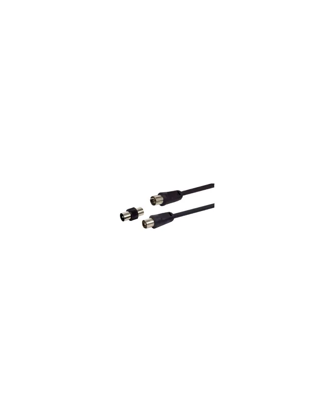 Promozione Cavo tv caossiale 9,5mm nero 2metri presa e spina d.9.5mm