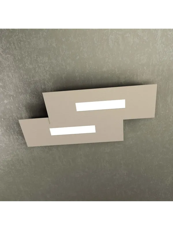 Plafoniera moderna design 2 lucI tpl 0413 Soddisfatti O Rimborsati